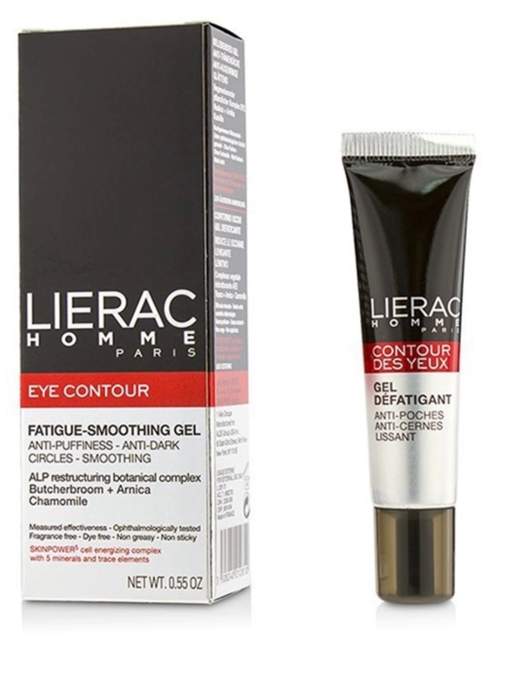 LIERAC Homme Eye Contour Fatigue-Smoothing Gel